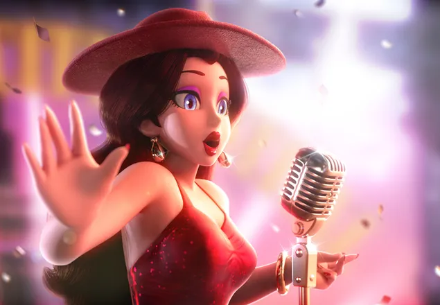 超級馬里奧奧德賽 - 寶琳 2K 壁紙