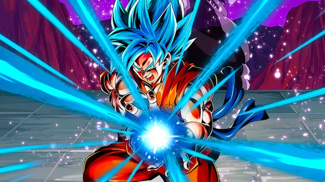 Super Saiyan Blue Goku from Dragon Ball Super [Dragon Ball Legends Arts] for Desktop 4K wallpaper