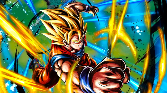 super saiyan goku van dragon ball z [dragon ball legends arts] voor desktop download
