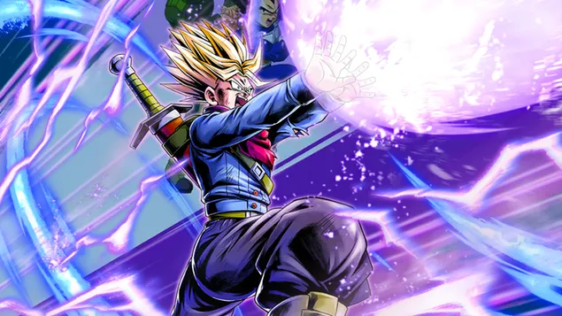 prezemete super saiyan trunks (galick gun) od dragon ball super [dragon ball legends arts] za rabotna povrshina