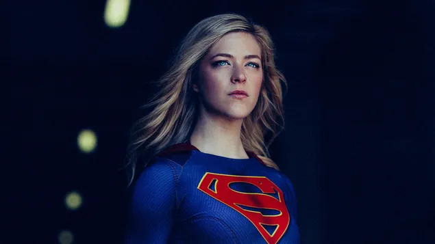Supergirl DC-superheld 8K achtergrond