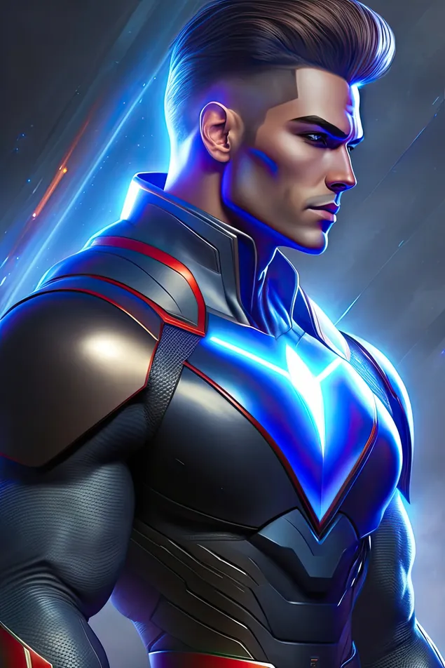 Superheroj 2K pozadina