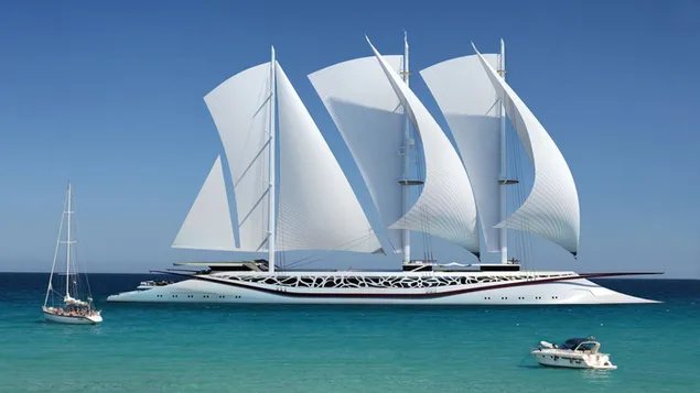 Superlux white sailing yacht download