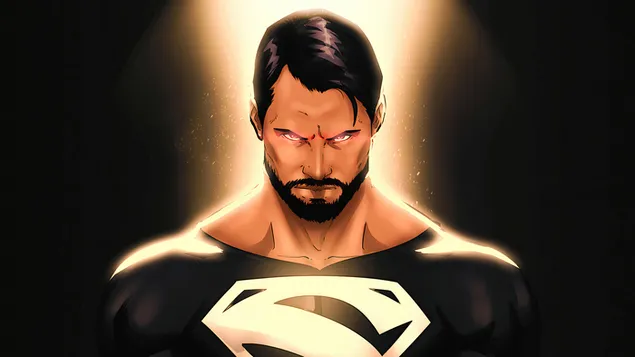 Ταπετσαρία Superman Black Suit DC Comics 4K