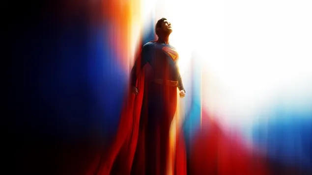 Poster filma Superman superheroj 2025 8K pozadina