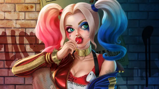 Supervillain - Harley Quinn (fanart) 2K Tapeten