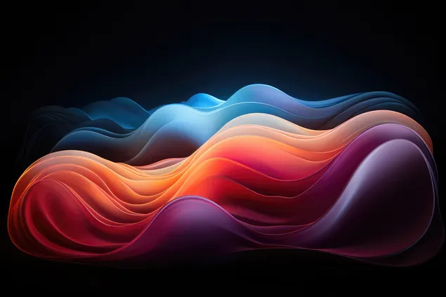 Surrealistiese Abstrakt 2K muurpapier