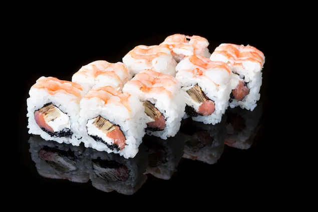 Tapeta Sushi Morské plody 4K
