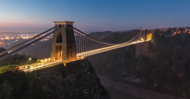 Suspension Bridge, England 2K tapet