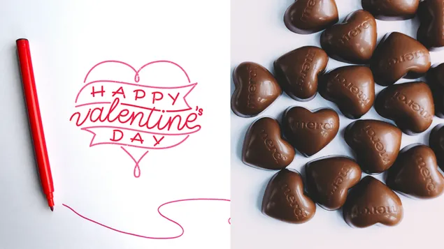 יום האהבה המתוק 4K טפט