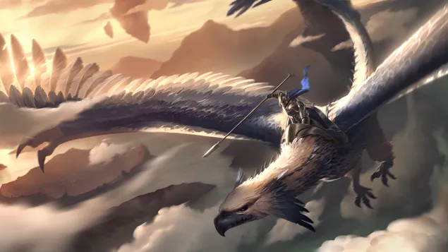 Swiftwing Lancer (Legends of Runeterra) - League of Legends (LOL) 4K wallpaper