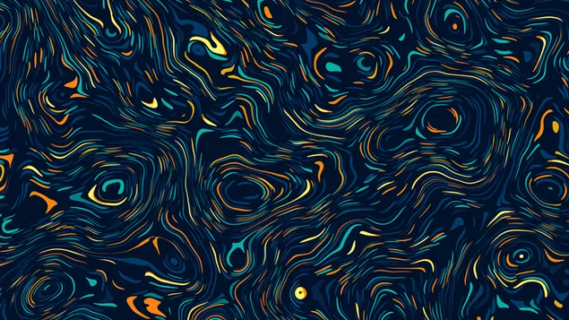 Swirl digital art 4K wallpaper