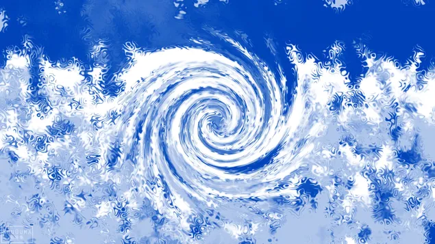 Swirling colors 4K wallpaper