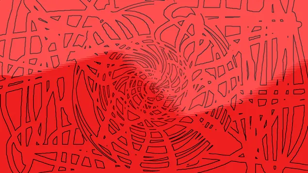 چکیده قرمز چرخان کاغذدیواری  4K