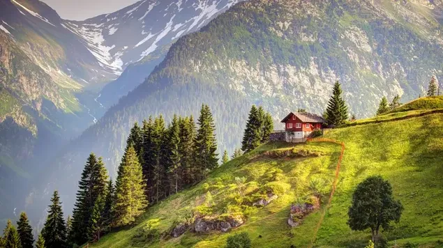 スイスの山の風景 ダウンロード