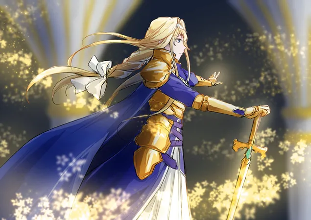 sword art online alicization - alice zuberg golden knight download