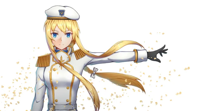 Sword Art Online Alicization - อลิซ ซูเบิร์ก (Navy Suit) HD วอลเปเปอร์