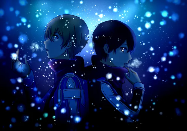 Sword Art Online Alicization - ยูจิโอะ & คิริโตะ HD วอลเปเปอร์