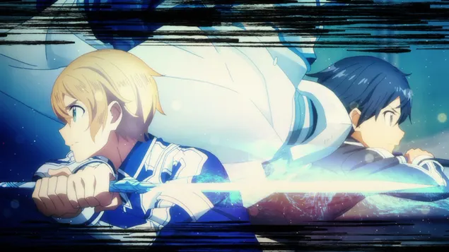 刀劍神域：Alicization - 優吉歐與桐人 HD 壁紙