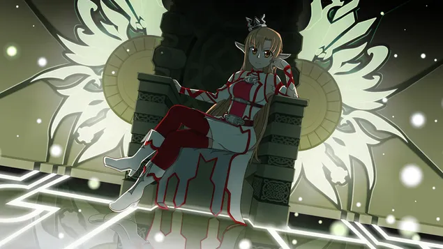 Sword Art Online - Asuna Yuuki (Titania) HD muurpapier