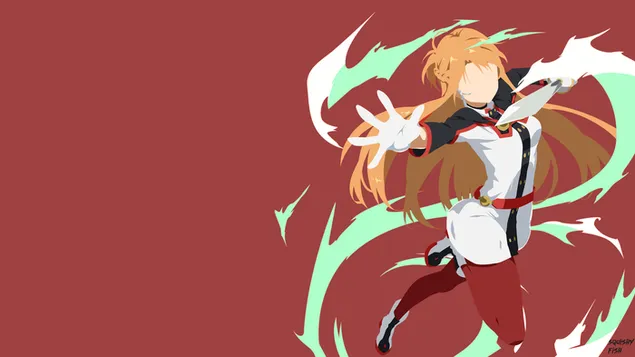 Sword Art Online Ordinal Scale Movie - Asuna Yuuki (minimalisties) HD muurpapier