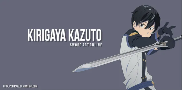 Sword Art Online Ordinal Scale Película - Kirigaya Kazuto 8K fondo de pantalla