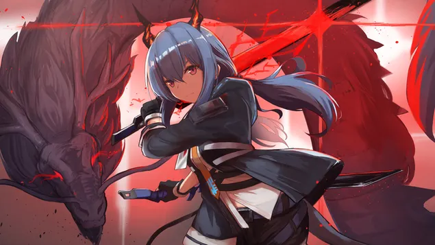 اژدهای شمشیری کاغذدیواری  4K