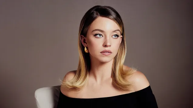 悉尼·斯威尼 (Sydney Sweeney) - Buzzfeed 拍摄 4K 壁纸