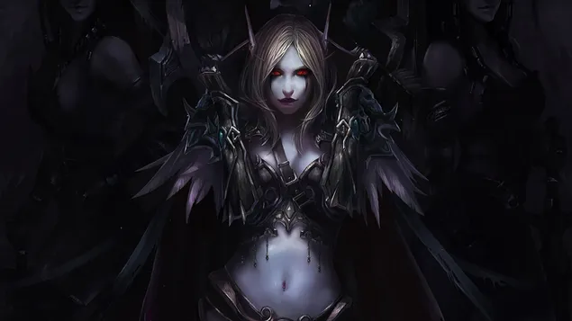 Sylvanas Windrunner [Fantasy Art] - World of Warcraft (WoW) 4K achtergrond