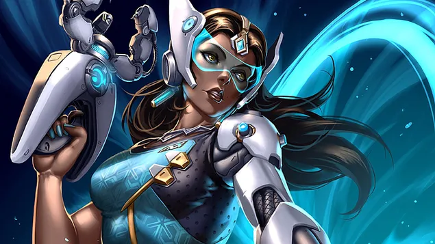 Symmetra - Overwatch (Video igra) 4K pozadina
