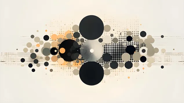 Páipéar balla Siansa na Sféar: Iniúchadh Minimalist ar Phatrúin Cosmaí8K