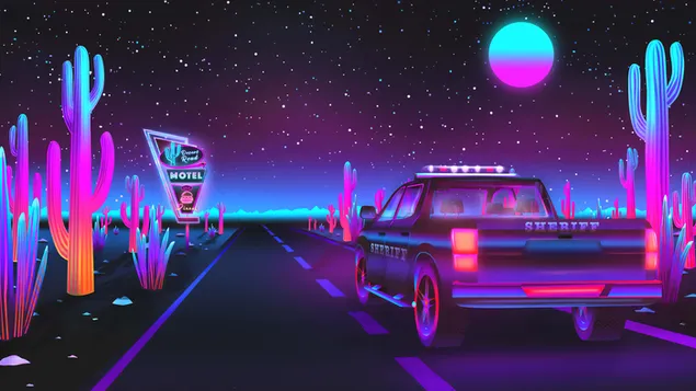 synthwave sterrehemel aflaai
