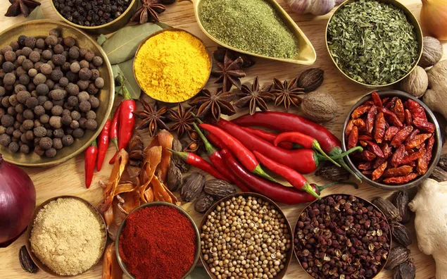 Table of Herbs and Spices  download