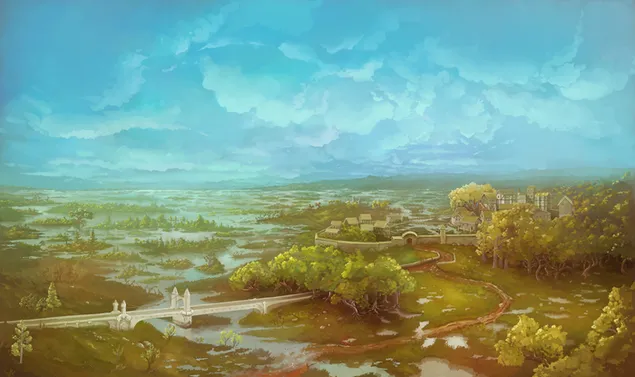 Влажните зони Талинор 4K тапет