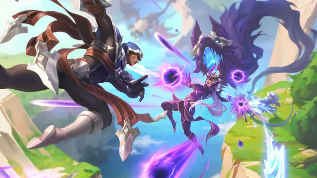 ทาลอนปะทะ Syndra และ Kindred - League of Legends (LOL) 4K วอลเปเปอร์