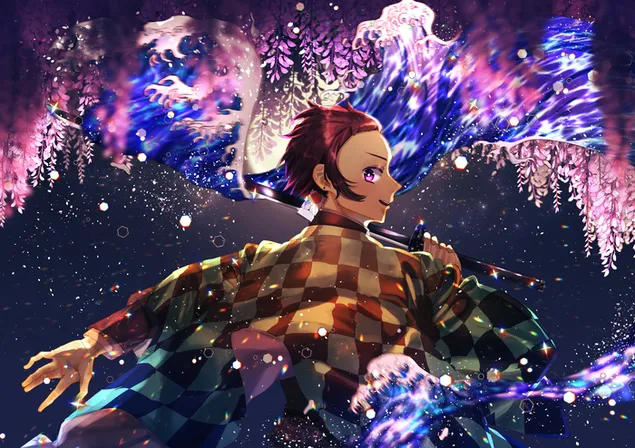 تانجیرو کامادو شماره 24 کاغذدیواری  4K