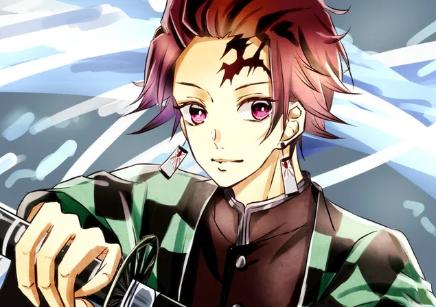 تانجيرو كامادو # 28 4K خلفية