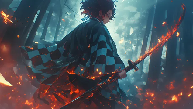 tanjiro kamado sun breathing nga demon slayer shkarkim