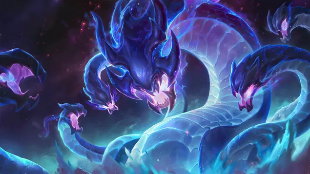 Tapeta Targon Celestial 'The Scourge' (Legends of Runeterra) - League of Legends (LOL) 4K