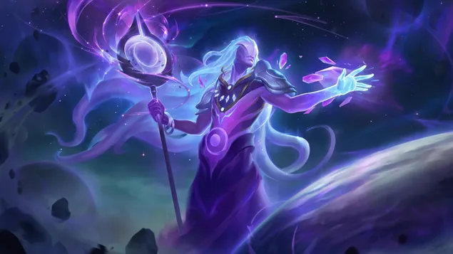 Targon Celestial 'הנוסע' (אגדות רונטרה) - League of Legends (LOL) 4K טפט