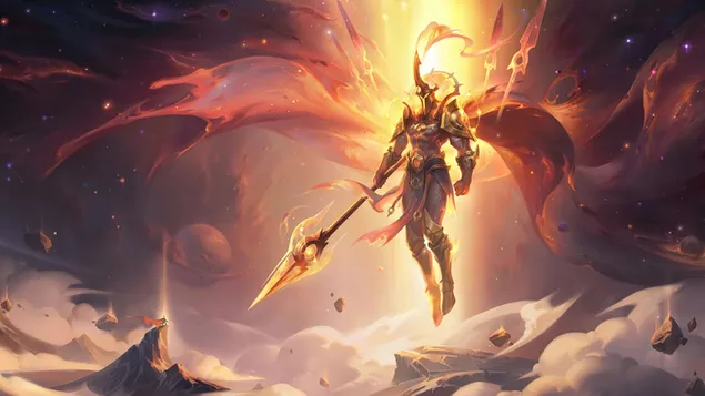 Targon Celestial 'The Warrior' (Legends of Runeterra) - League of Legends (LOL) 4K tapet