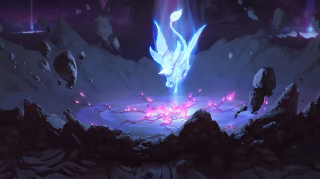 Targon Fledgling 'Stellacorn' (Legende Runeterre) - League of Legends (LOL) 4K pozadina