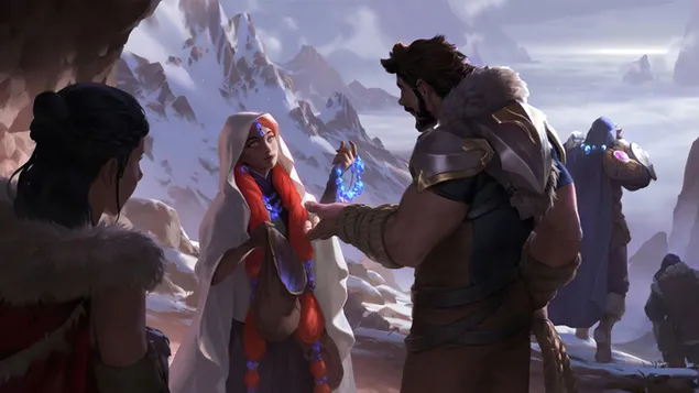 Targon 'Pemberi Hadiah' (Legends of Runeterra) - League of Legends (LOL) 4K kertas dinding