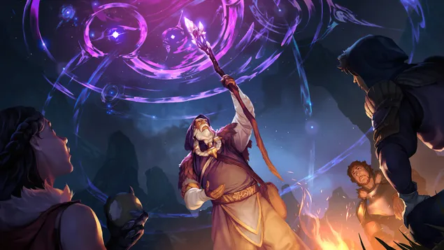 Targon "Mountain Scryer" (Legends of Runeterra) - League of Legends (LOL) 4K sfond