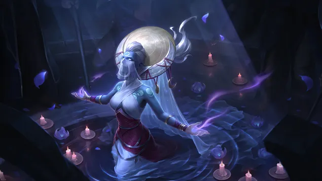 targon priestess 'lunari' (legends of runeterra) - league of legends (lol) download