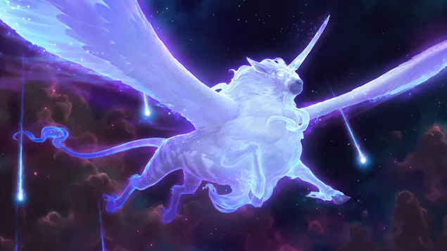 Páipéar balla Targon Resplendent 'Stellacorn' (Legends of Runeterra) - League of Legends (LOL)4K