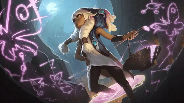 muat turun targon 'spacey sketcher' (legends of runeterra) - league of legends (lol)