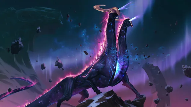Targon 'The Infinite Mindsplitter' Dragon (Legends of Runeterra) - League of Legends (LOL) 4K wallpaper