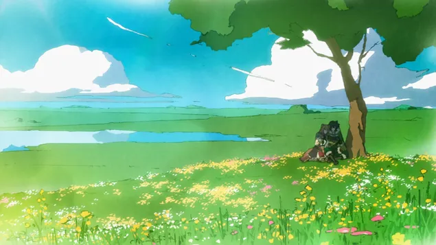 tate no yuusha no nariagari - naofumi iwatani & raphtalia under the tree brgyry khnyd