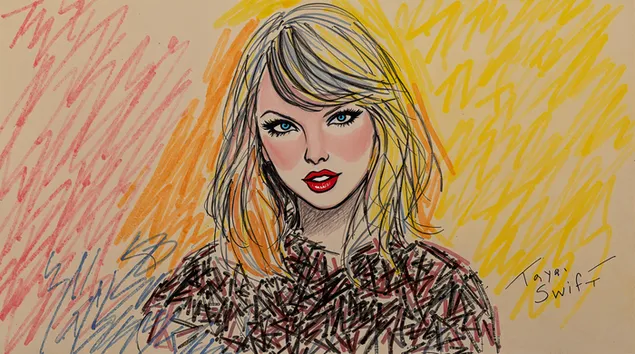 Taylor Swift Fan Art 4K sfond